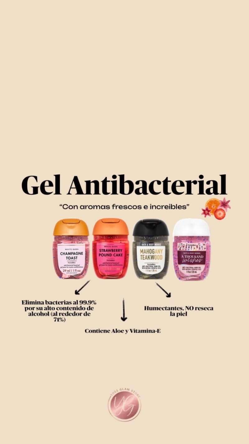 GEL ANTIBACTERIAL BATH AND BODY WORKS 1