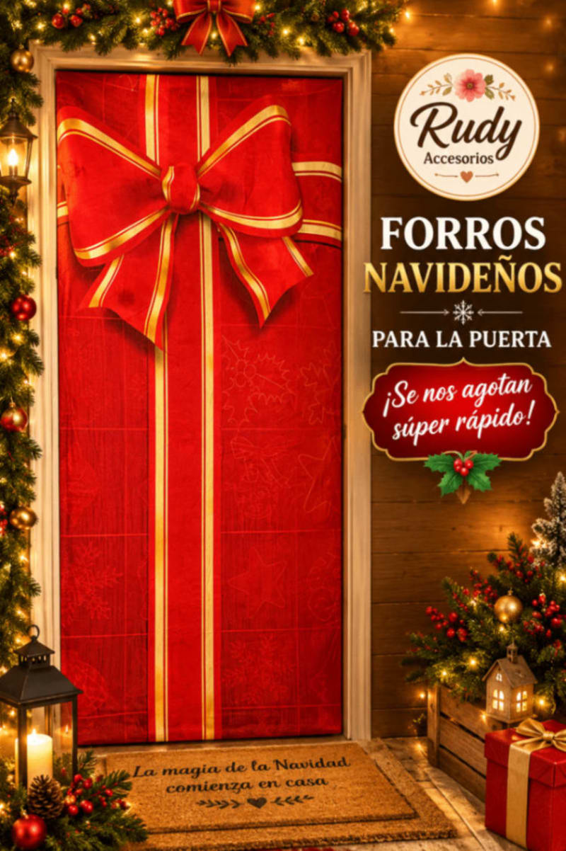 🎄✨ Dale la bienvenida a la Navidad desde la puerta de  Tu Hogar 🏠 ✨🚪 5
