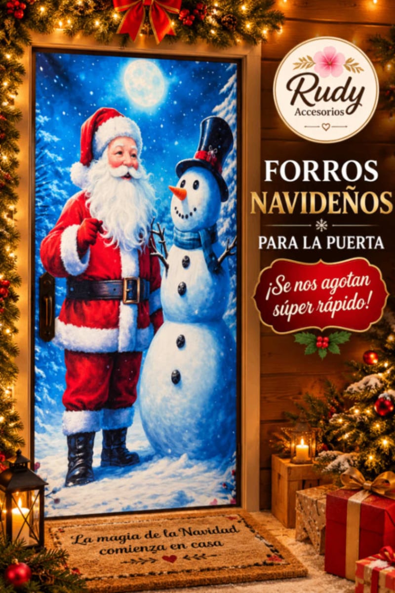 🎄✨ Dale la bienvenida a la Navidad desde la puerta de  Tu Hogar 🏠 ✨🚪 6