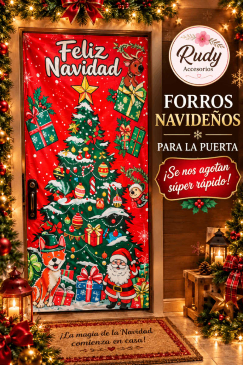 🎄✨ Dale la bienvenida a la Navidad desde la puerta de  Tu Hogar 🏠 ✨🚪 7