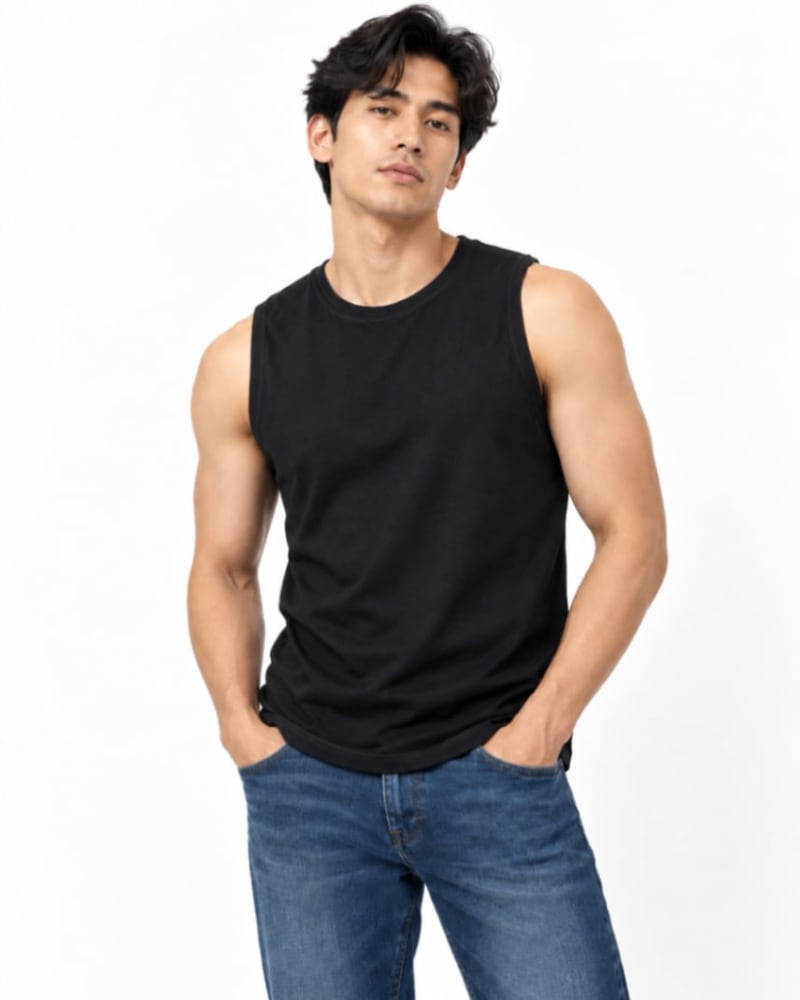 Polera Acid Wash Tank Top 1