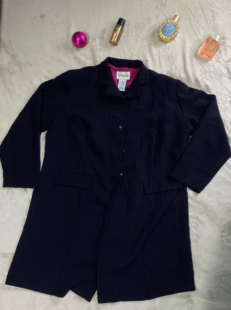 blazer largo de mujer 1