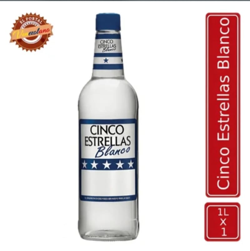 Ron Cinco Estrellas Blanco 1