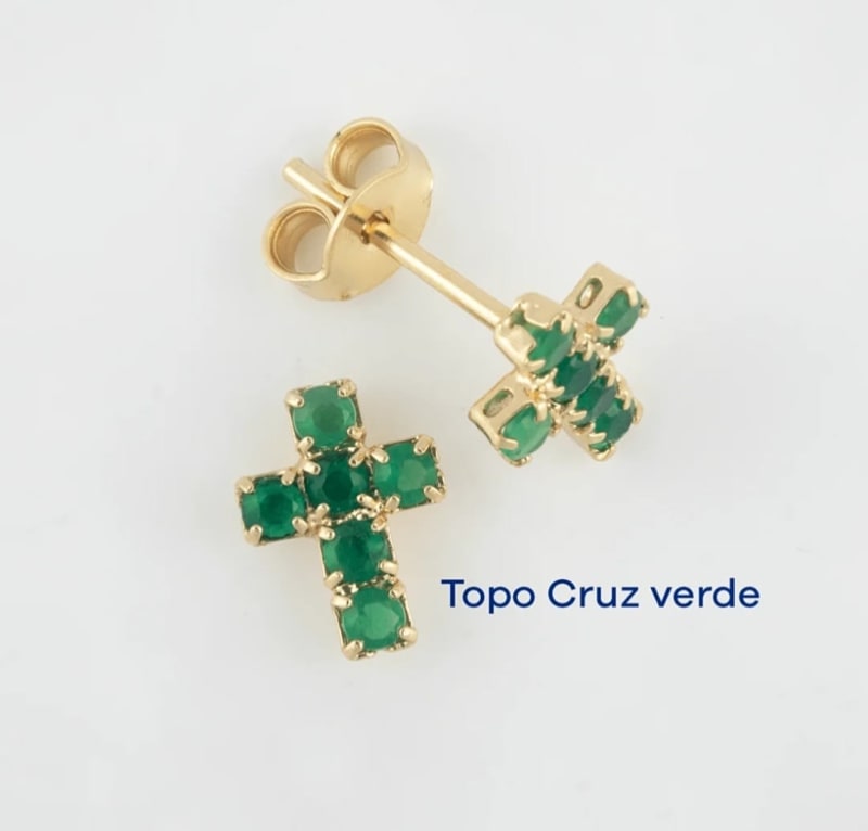 Topos en oro laminado 18k 1