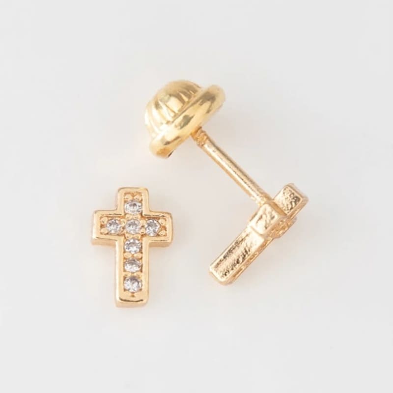 Topos en oro laminado 18 k 1