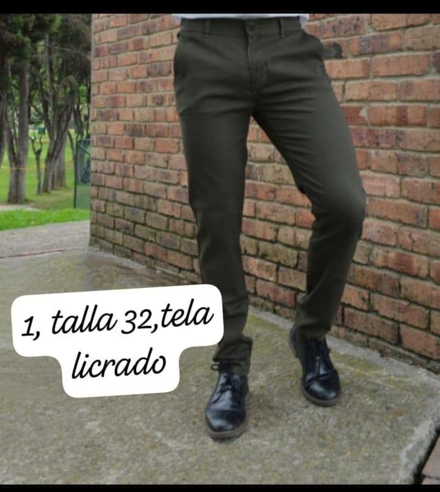 😍🎉👖.pantalón para caballero dril tipo chino en corte Slim Fit (semi-ajustado).😍😻👖 5