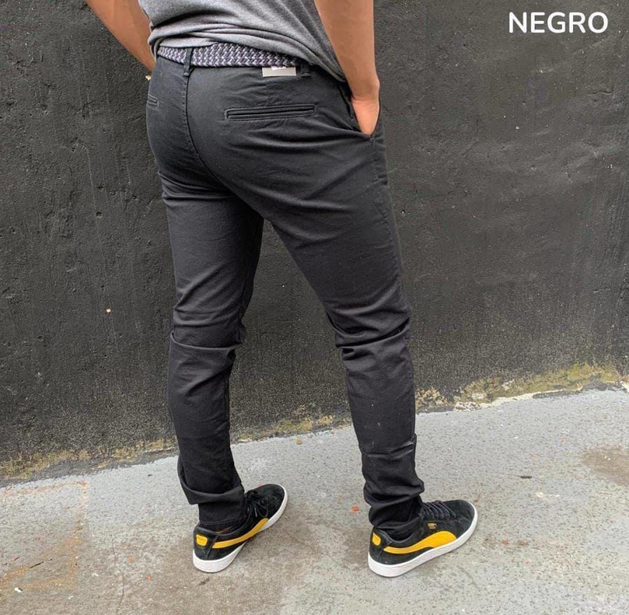 😍🎉👖.pantalón para caballero dril tipo chino en corte Slim Fit (semi-ajustado).😍😻👖 9