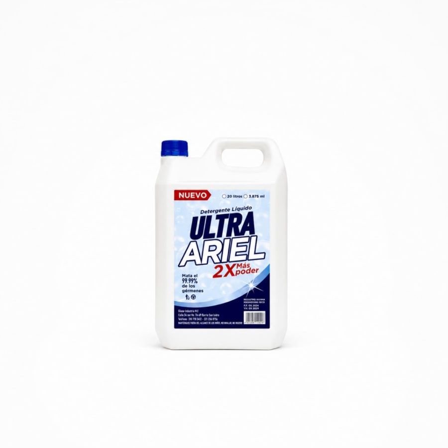 Galon 3.8L Detergente ARIEL 1