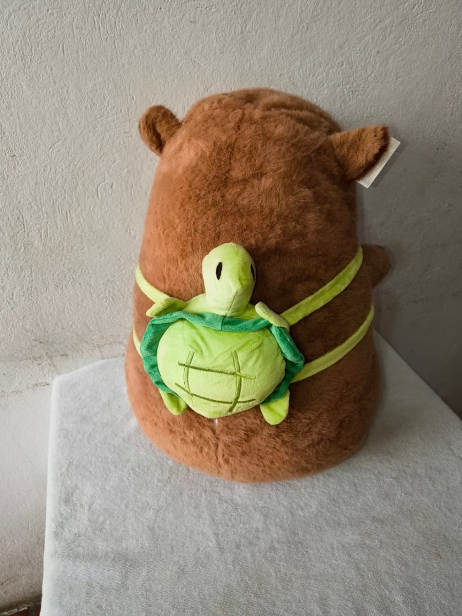 hermoso peluche de capibara 50 cm 3