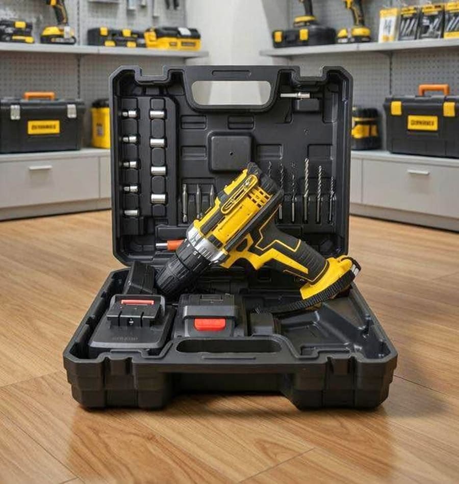 Taladro Inalambrico Taladro Profesional Con Maletin Y Accesorios 3
