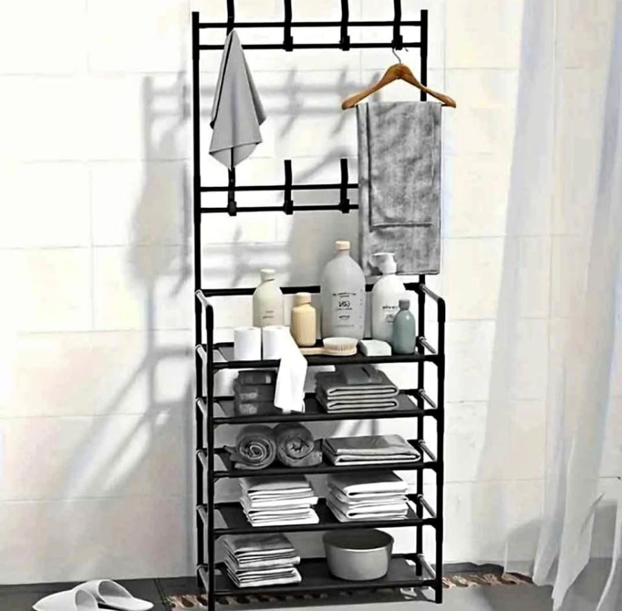 Perchero Organizador Multifuncional Con Zapatero 2
