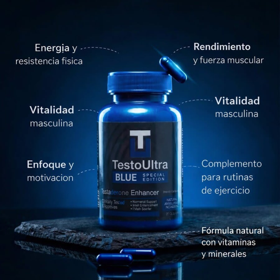 🌟Testo Ultra Blue Testosterona 1