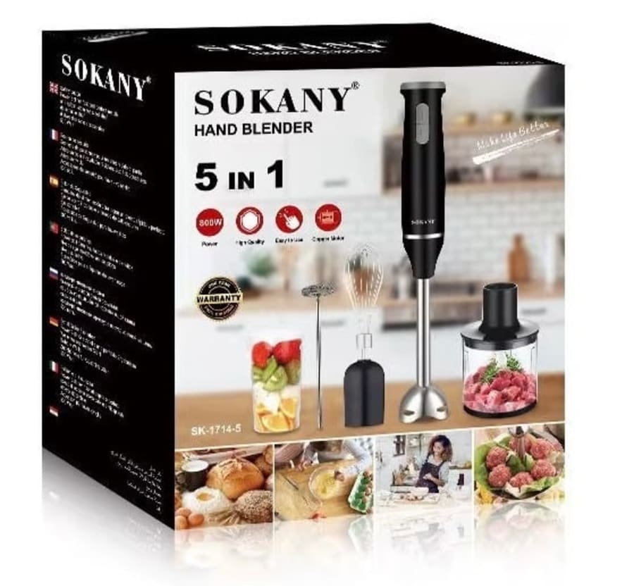 🌟Batidor De Mano 5 En 1 Sokany 1