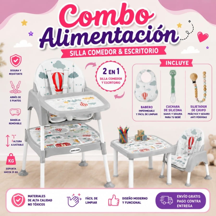 🌟Combo Alimentacion 3en 1 Comedor Bebe 1