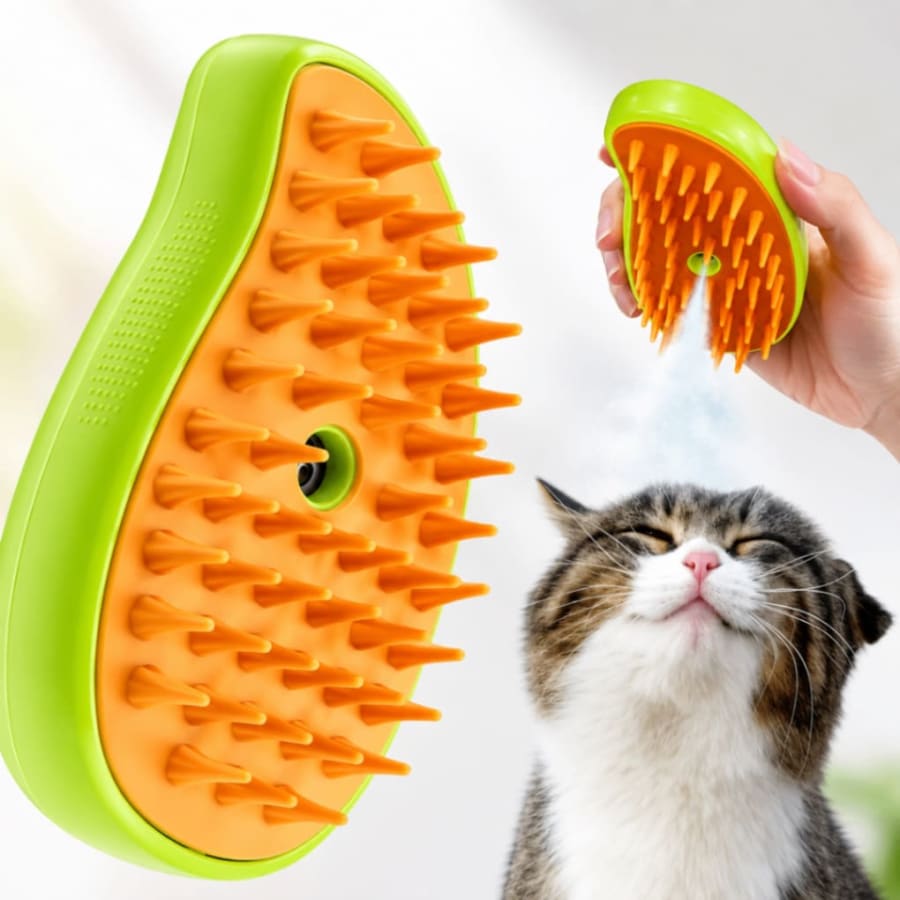 Cepillo Quitapelos para Gatos – Masajeador a Vapor 1
