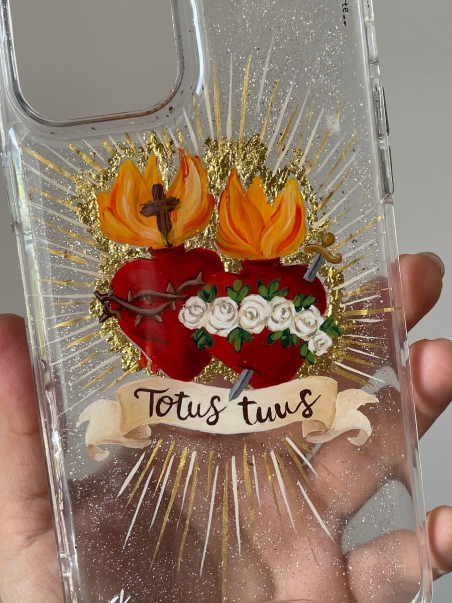 Case corazón Jesús y María 2