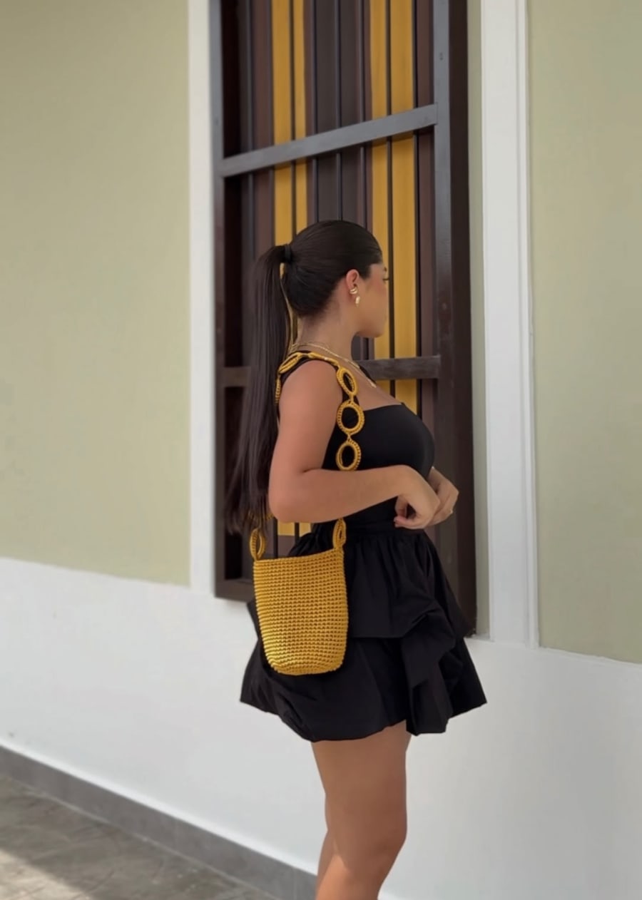 Mochila aros dorada 2