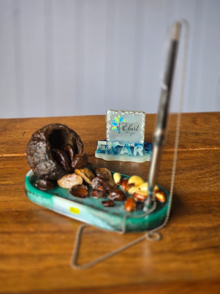 Porta Lapicero con Coco de Almendra 3