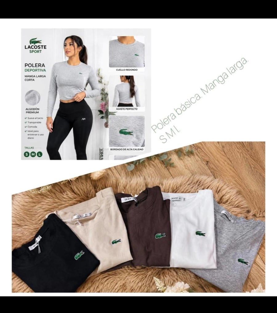Poleras Manga Larga 1