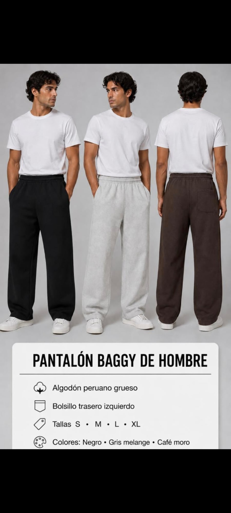 Pantalón Baggy Caballero 1