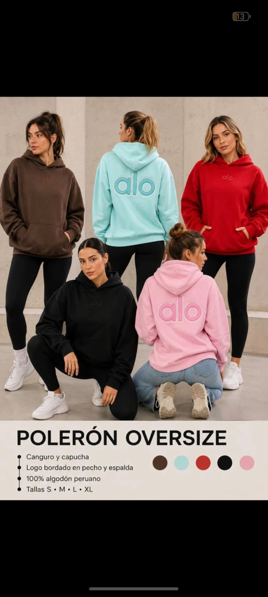 Polerones Oversize Mujer 1