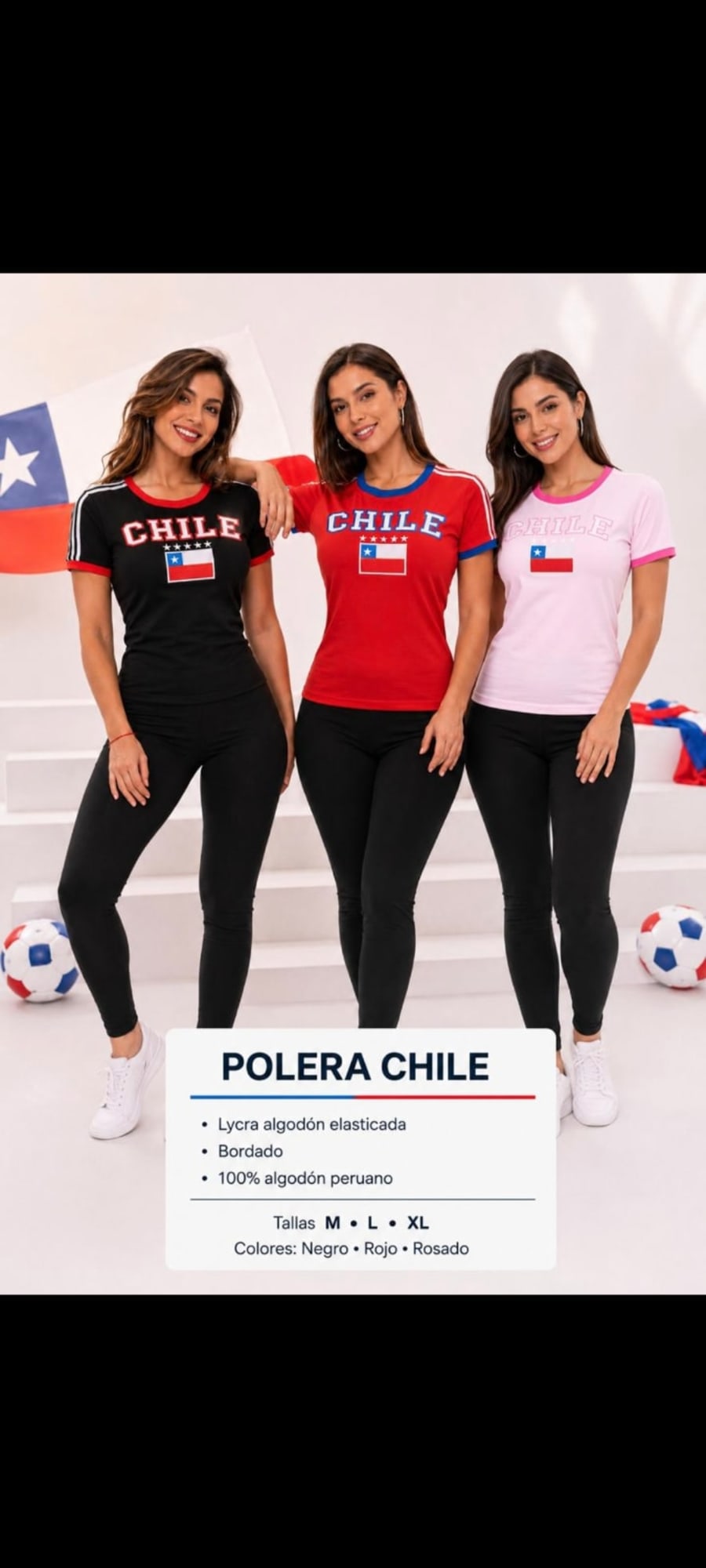 Poleras Chile Mujer 1