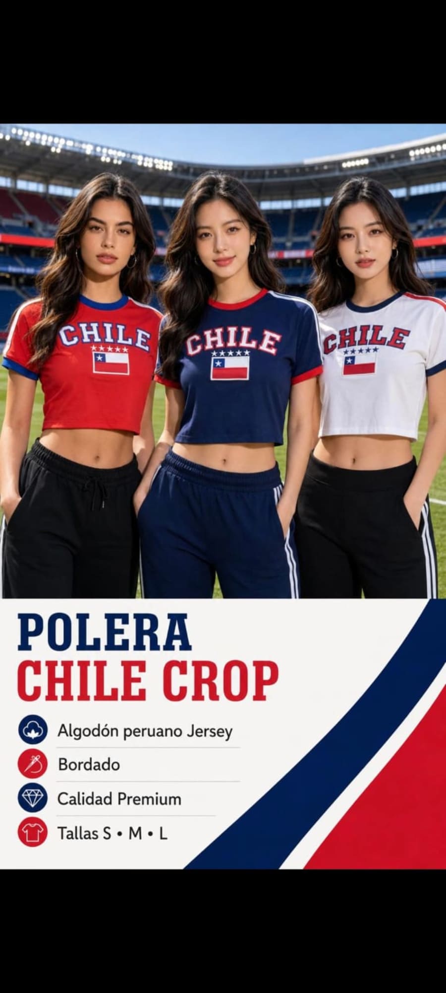 Poleras Chile Mujer 1