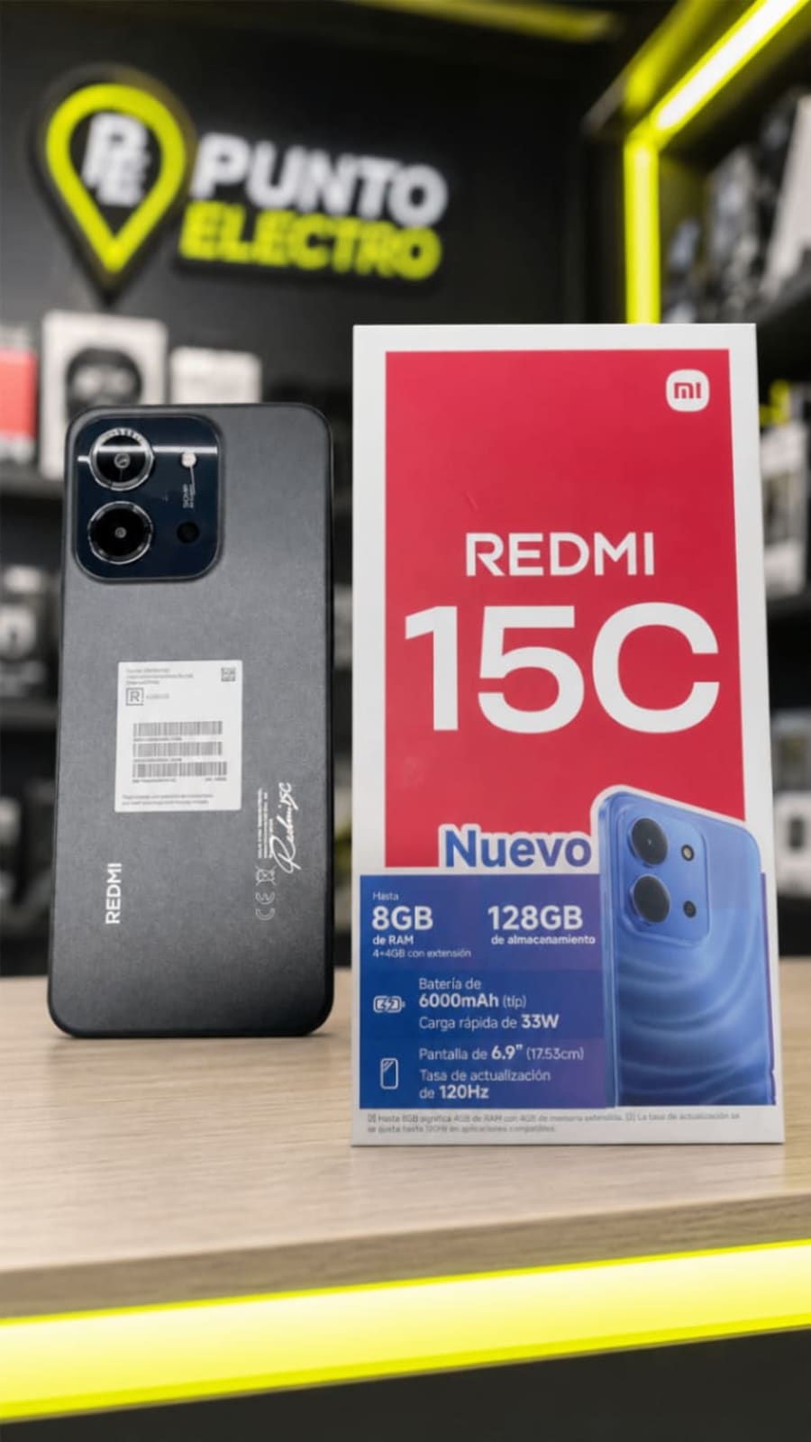 📱 Redmi 15C 128GB — Hasta 8GB RAM 1