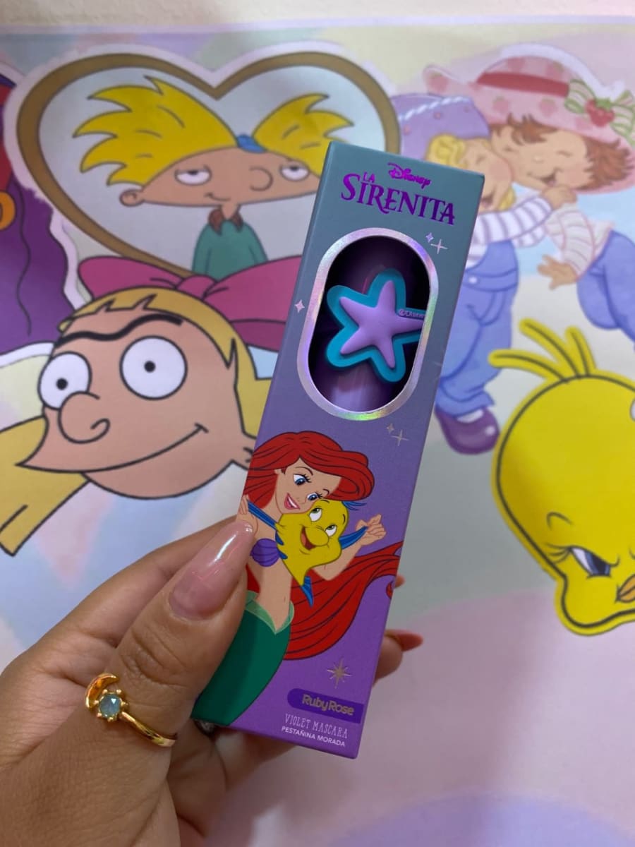 PESTAÑINA MORADA SIRENITA 💜🧜‍♀️ 1