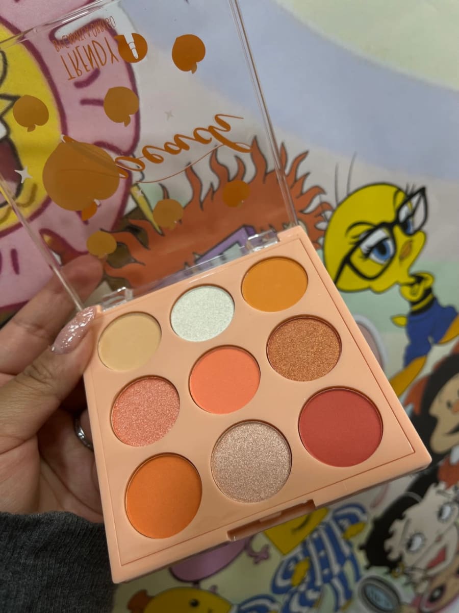PALETA SOMBRAS PEACH TRENDY ☀️🍑 1