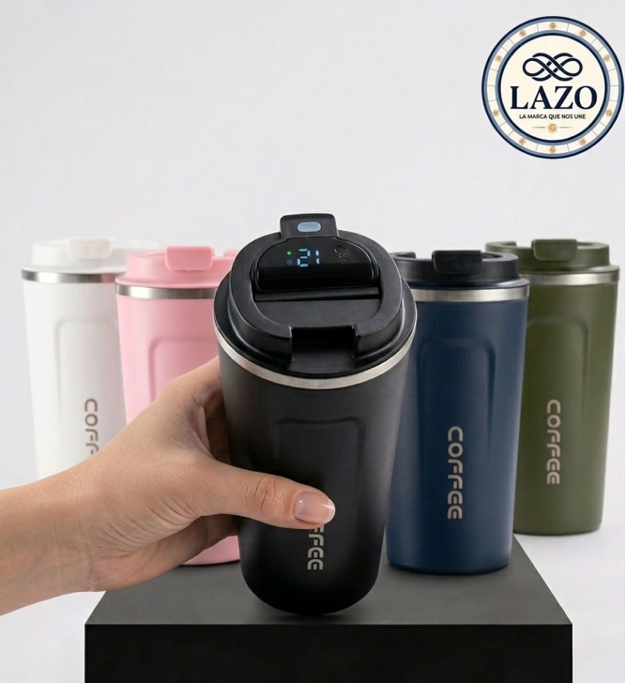 Vaso Coffe térmico con sensor de temperatura 2