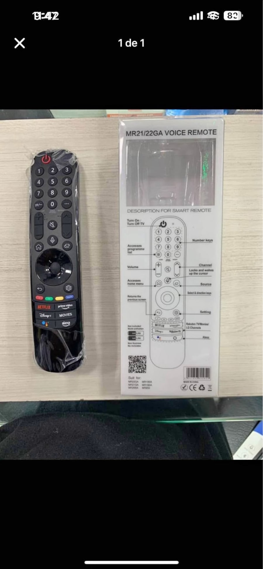 Control LG magic 1