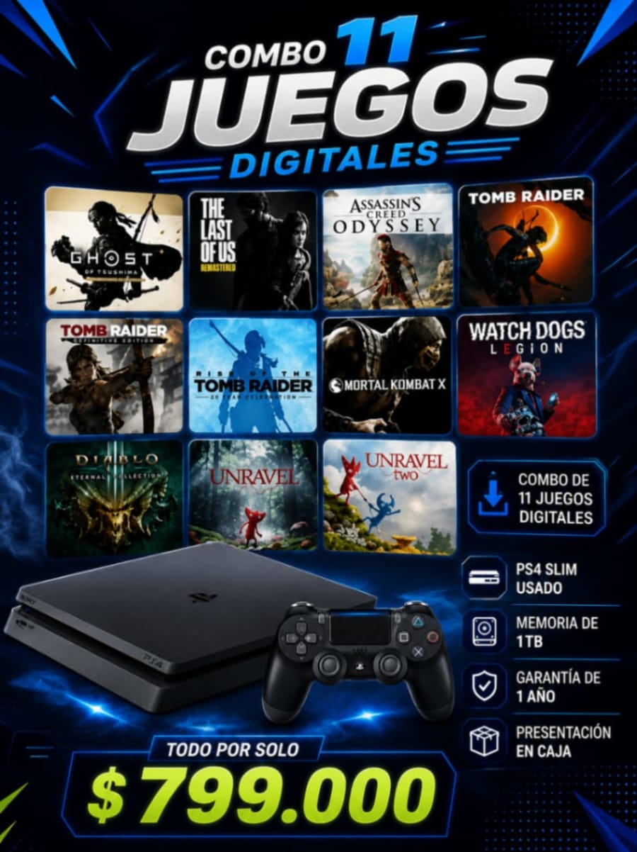 Consola ps4 slim 1tb (usada) 1