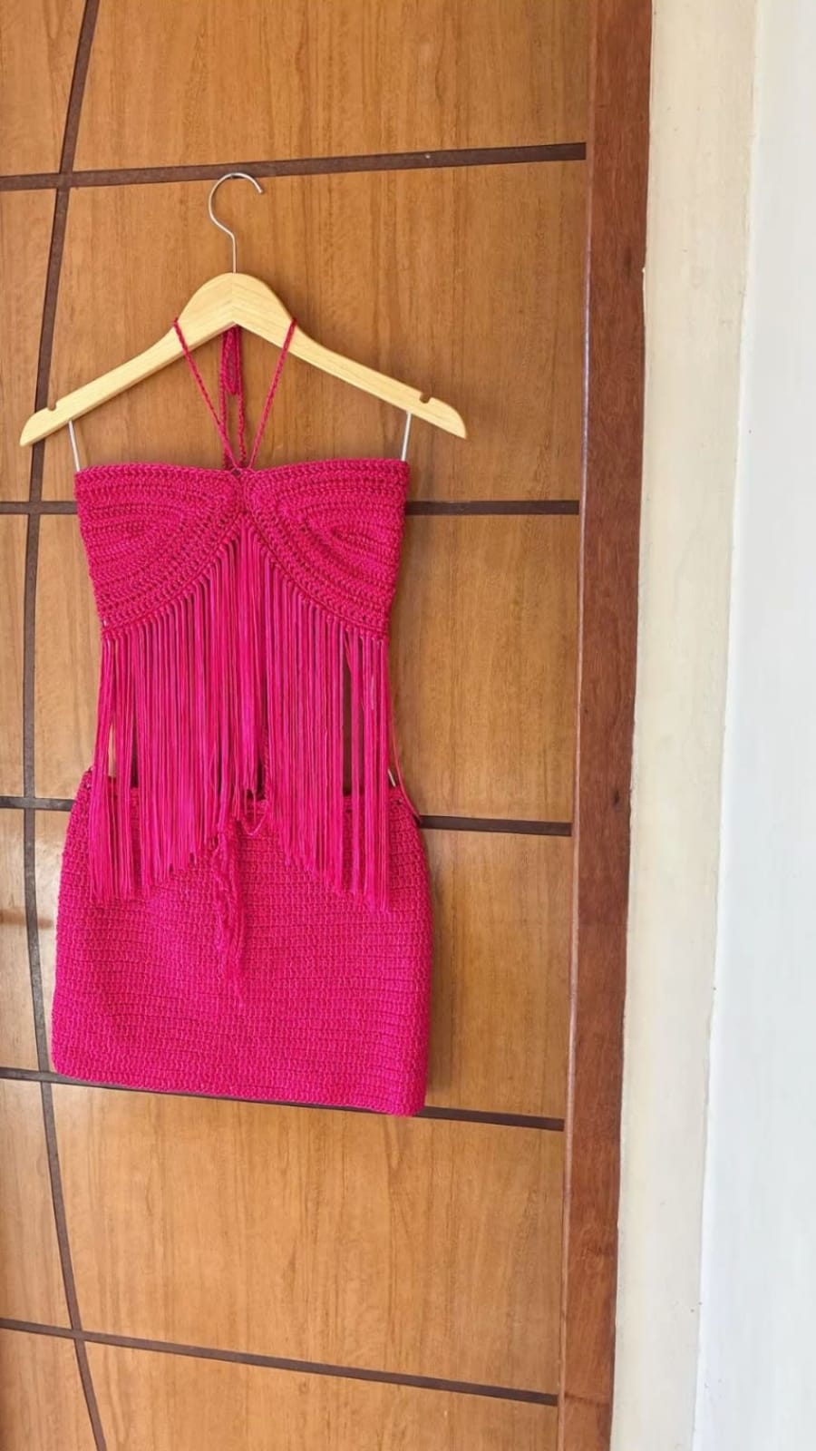 Set flecos fucsia 1