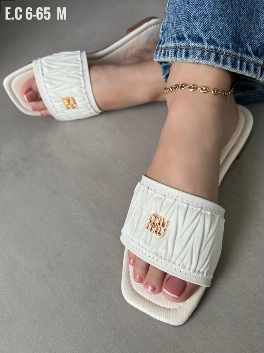 🌴SANDALIA PLANA MIU-MIU✨ 3