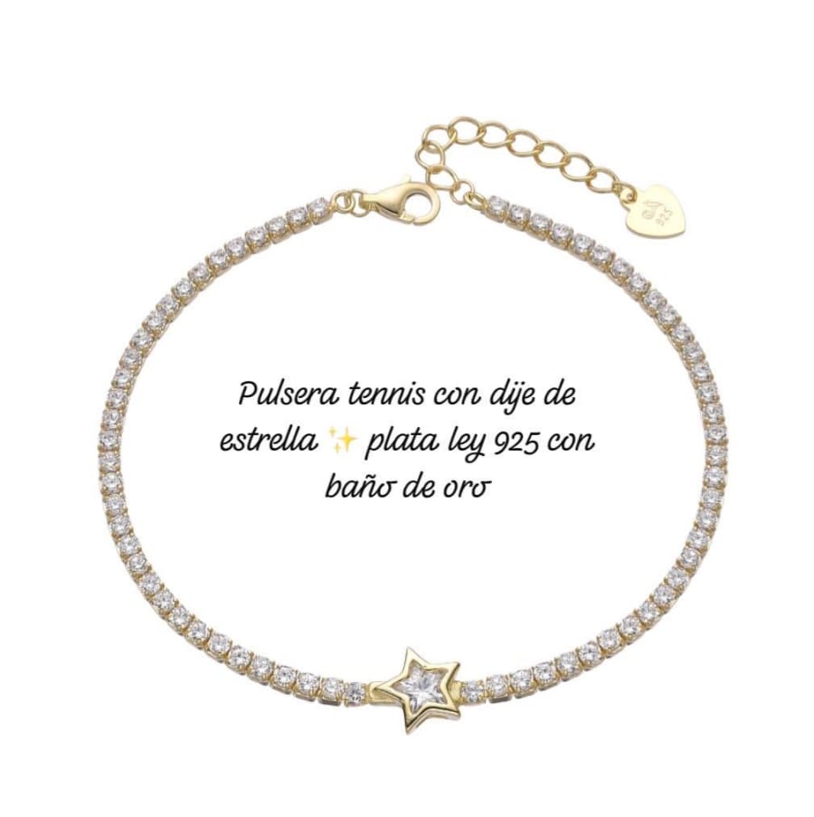 Pulsera Tennis estrella 1