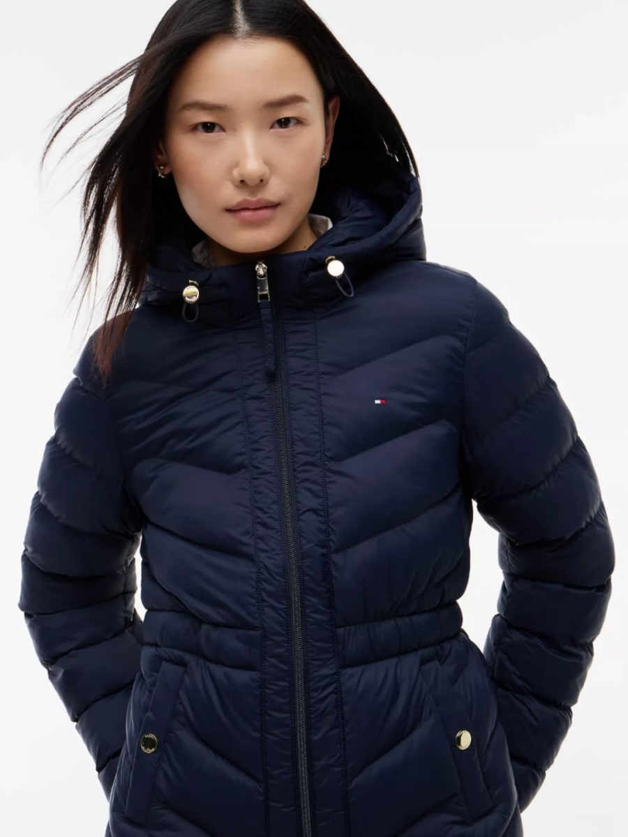 Chaqueta ligera acolchada con capucha 《Tommy Hilfiger 》 2