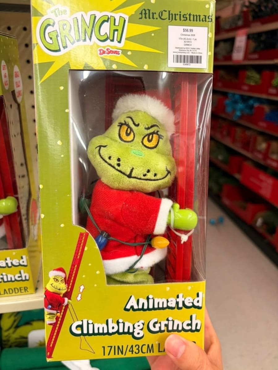 Grinch pequeño con luces 1