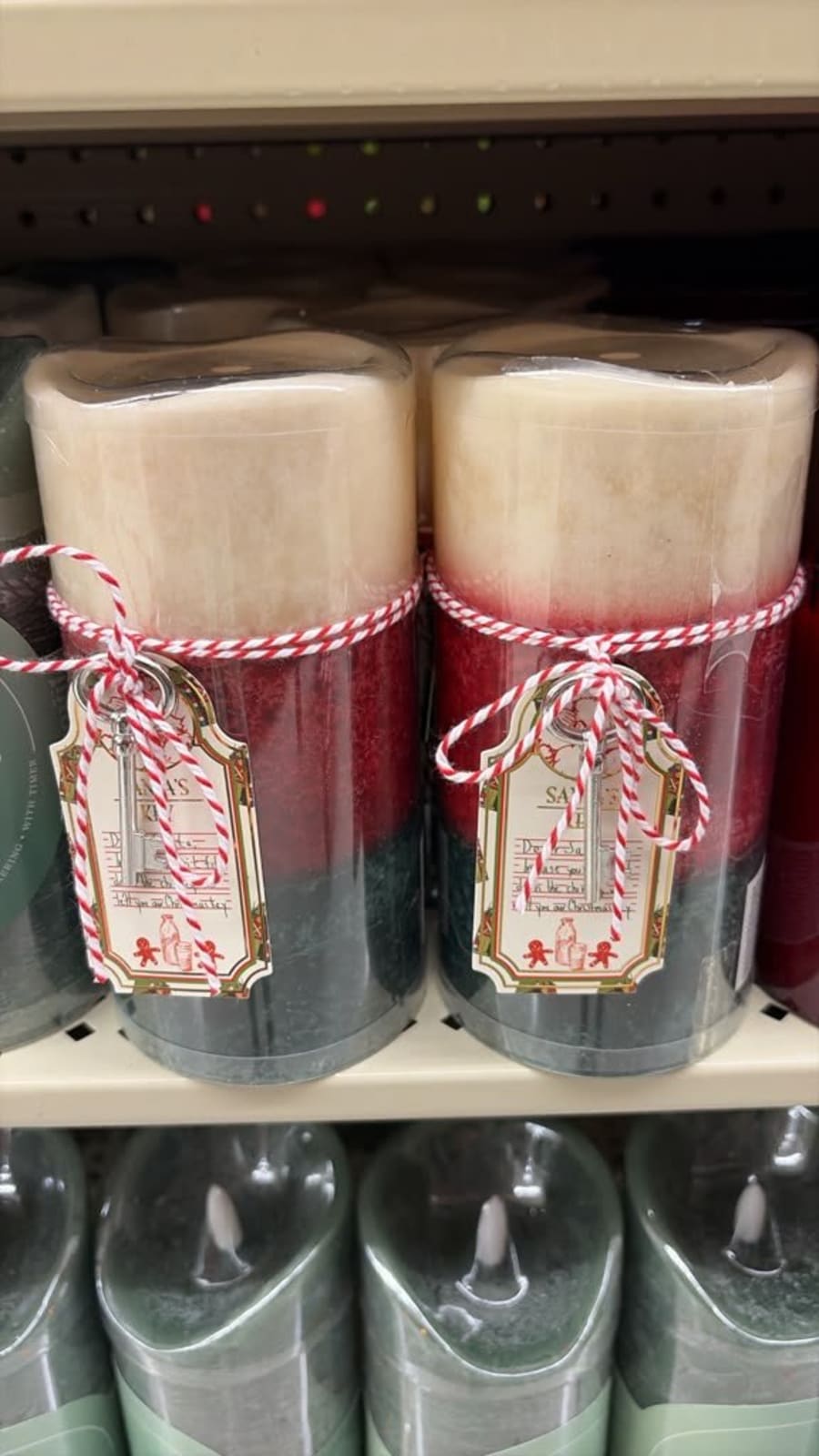 Candelas navideñas 1