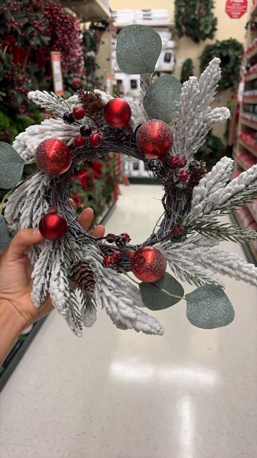 Corona pequeña navidad 2