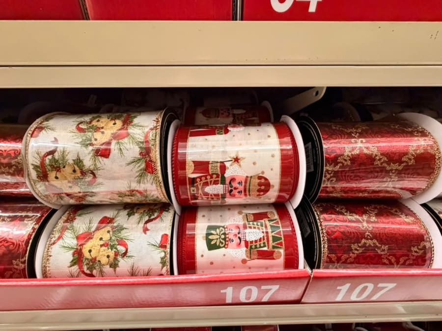 Cinta para lazo de navidad 1