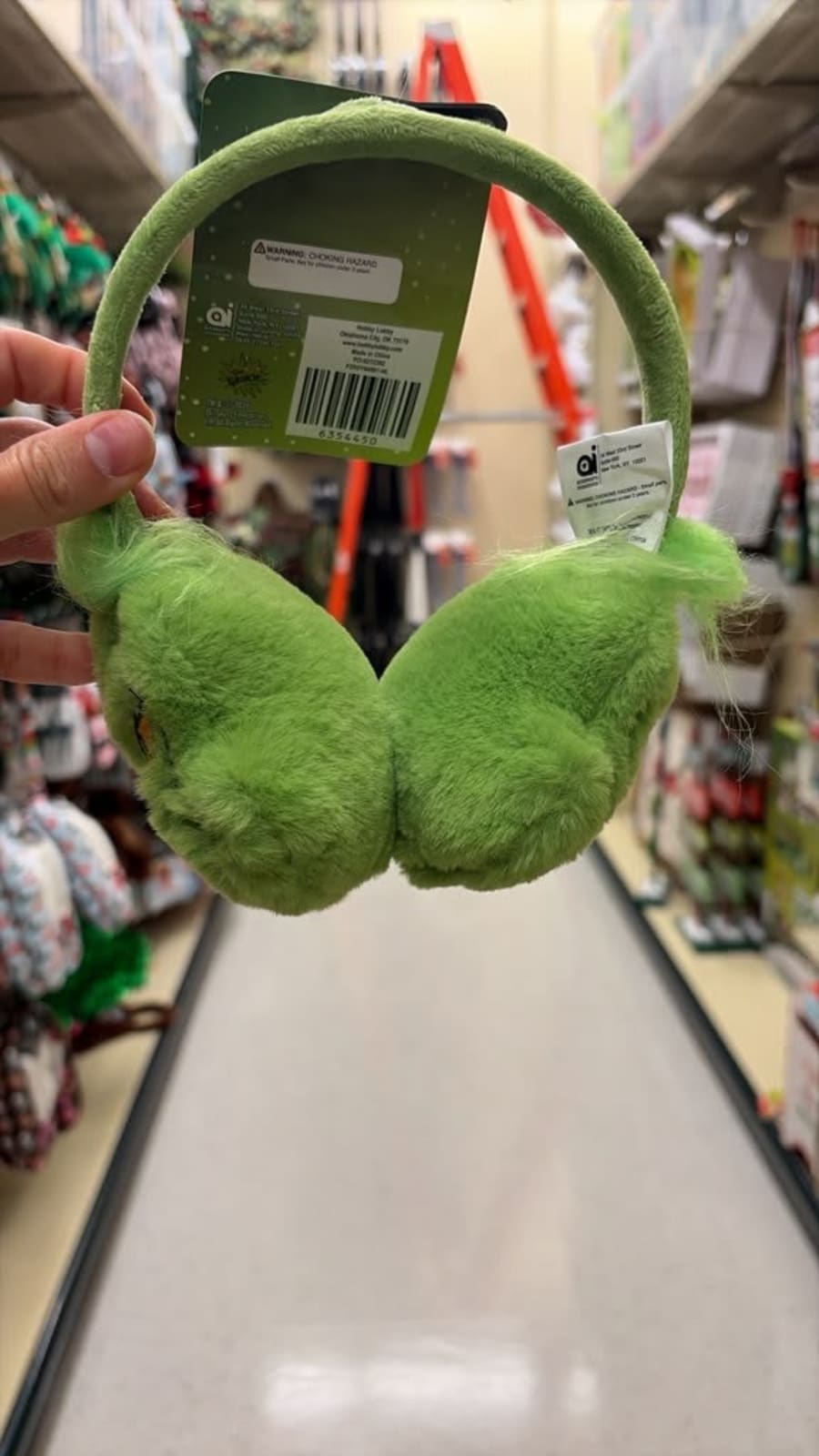 Cubre orejas grinch 1