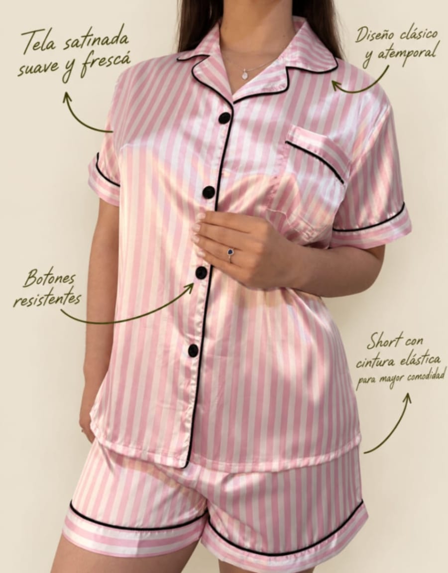 Pijama corazones 1