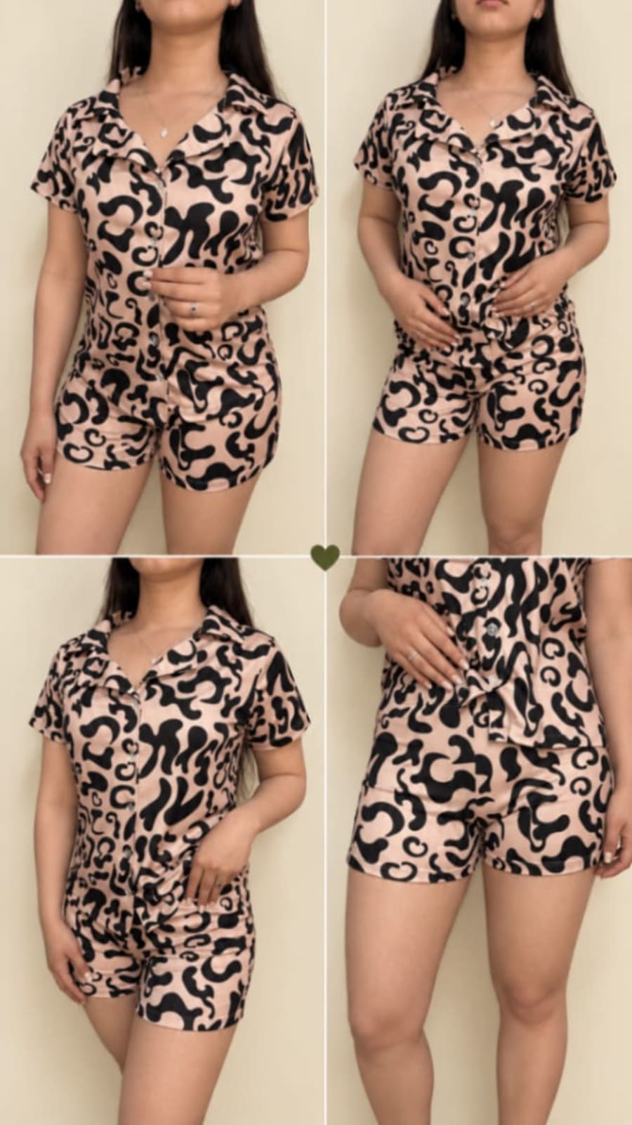 Pijama de rayas negras 2