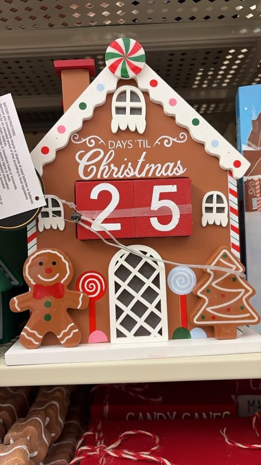 Casita navidad con  contador 1