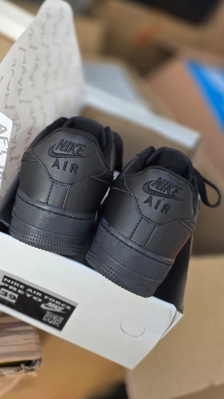Nike Air Force total black 2