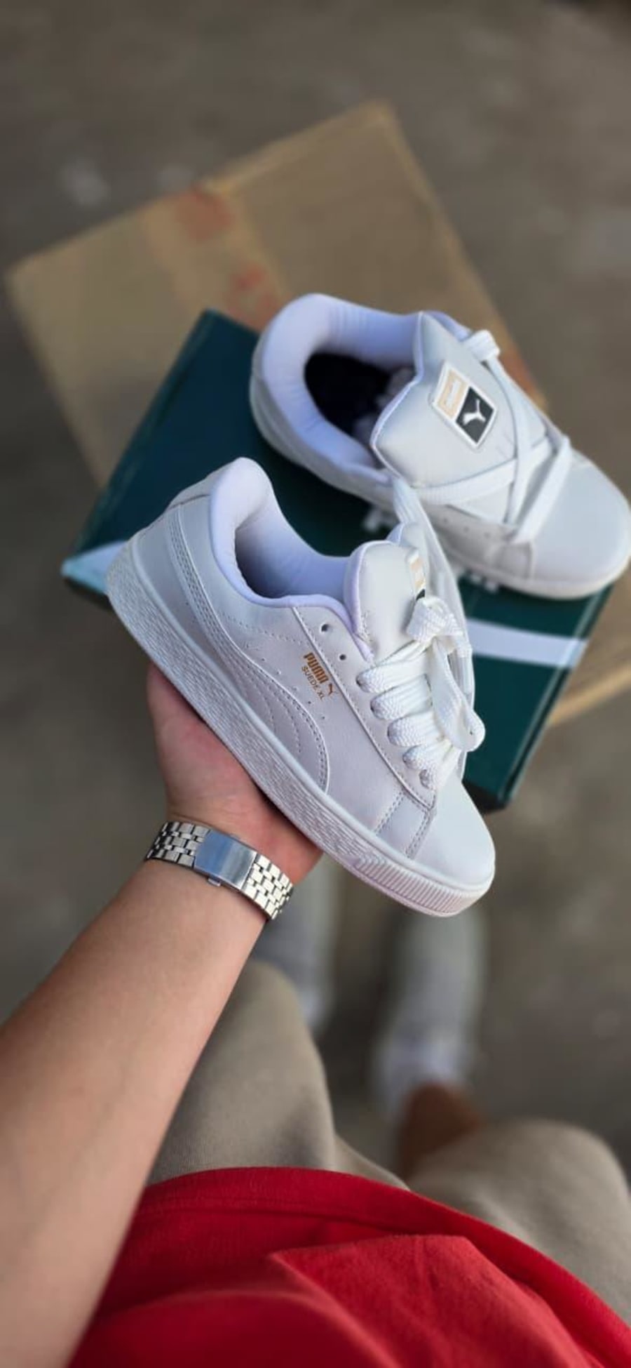Puma Suede XL Total White 1