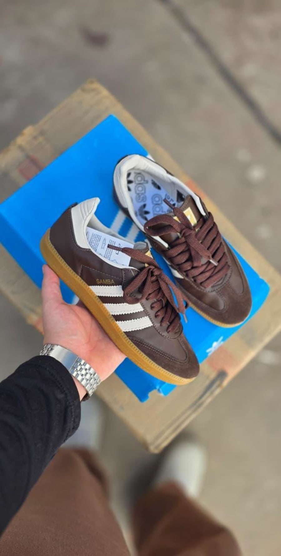 Adidas Samba Marron 1