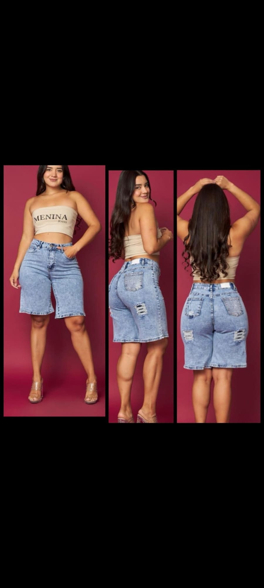 Bermuda Jeans Mujer 1