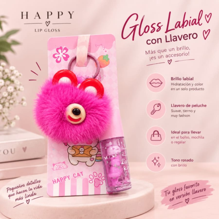 Lip Gloss de llavero 1